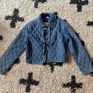 H&M Quilted Denim Jacket
